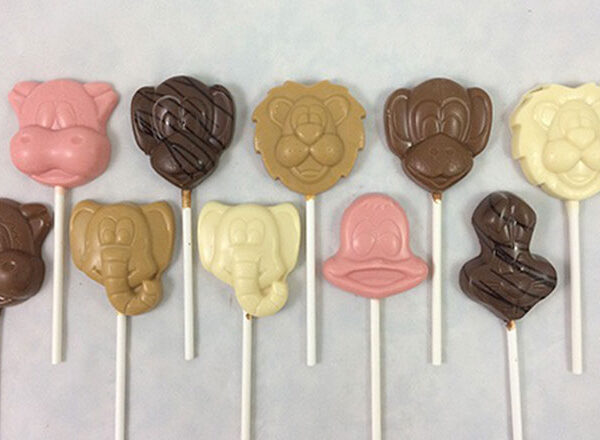 Sucette Animaux au Chocolat