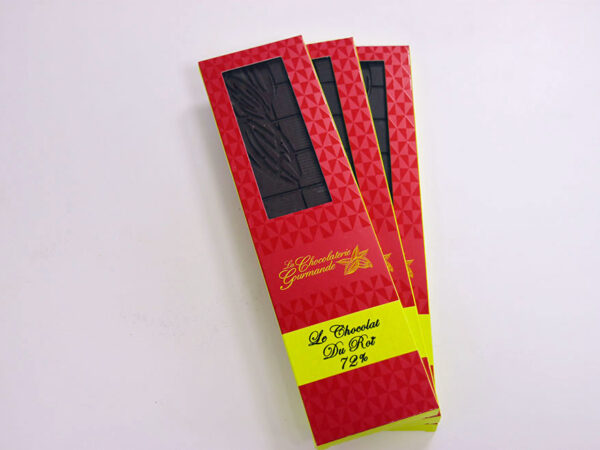 Tablette de chocolat noir 72% Le chocolat du Roi