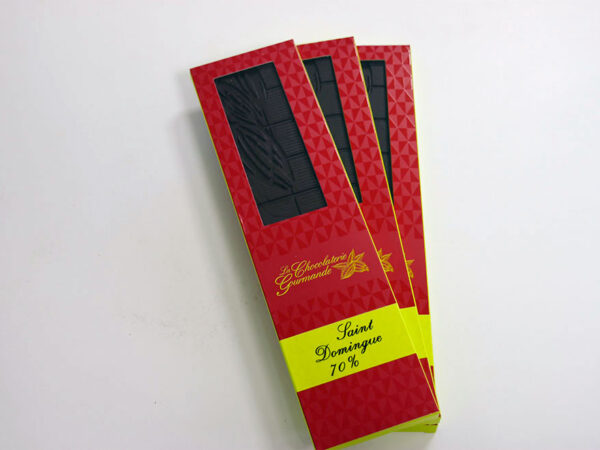 Tablette de chocolat noir 70% Saint Domingue