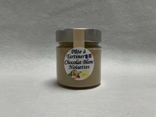 Pâte à tartiner Chocolat blanc noisettes