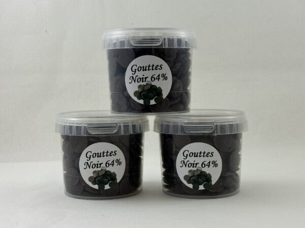 Gouttes de chocolat Noir 64%