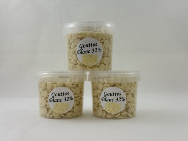 Gouttes de chocolat Blanc 32%