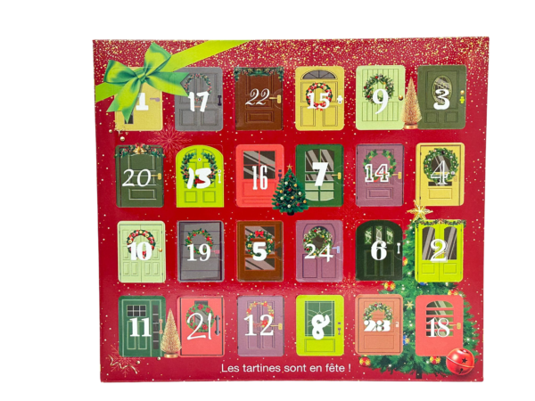 Calendrier de l'Avent pâte à tartiner